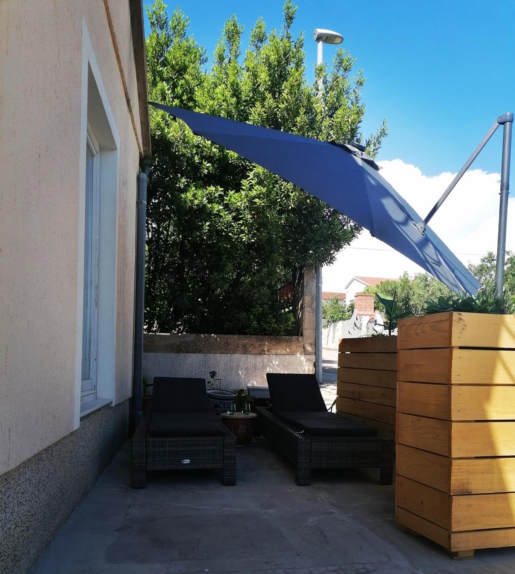 Haeuschen Am Meer Vodice Buitenkant foto